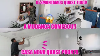 CASA NOVA ESTÁ QUASE PRONTA!!| DESMONTAMOS QUASE TUDO| TIVEMOS QUE COMPRAR ISSO| Juliane Jocoski