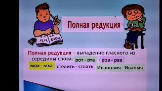 Редукция гласных