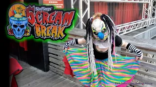 Scream Break 2024 at Six Flags Fiesta Texas Halloween Event Scare Zones / Screams & Haunted Houses