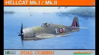 Eduard : Grumman Hellcat Mk.I / Mk.II : 1/48 Scale Model : Step By Step Video Build : Episode.2