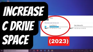 How To Extend C Drive In Windows 11/10