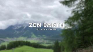 Tirol, Austria in 4K #3 - View to Zugspitze (Nature Sounds for Focus, Study & Meditation)