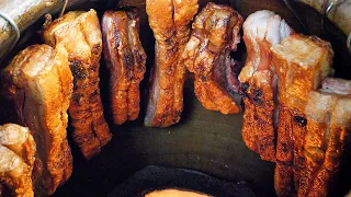 Crispy Pork Belly Barbecue - Thai Street Food