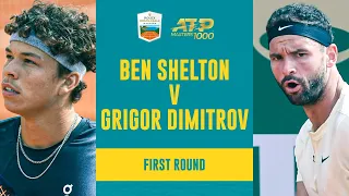 Ben Shelton vs Grigor Dimitrov Highlights | Rolex Monte-Carlo Masters 2023