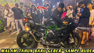 MALAM TAHUN BARU🔥ADU GEBER MOGE NINJA H2 vs MOBIL KNALPOT BACOD