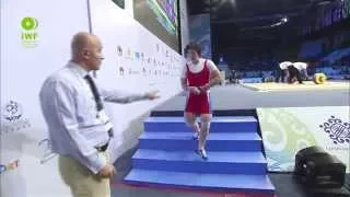 Women 75kg A Clean & Jerk 2014 World Weightlifting Championships