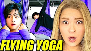 Americans React To BTS FLYING YOGA (Run BTS Fly BTS Fly!)