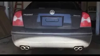 Раздвоенный выхлоп passat w8 своими руками.