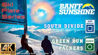 Ski Banff Sunshine Village | South Divide to Green Run to Packers | Top to Bottom POV