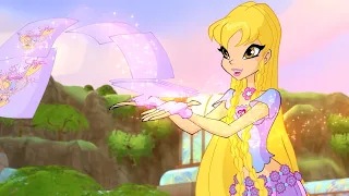 Stella hands out autographs to fans at Lynphea College | Winx Club Clip