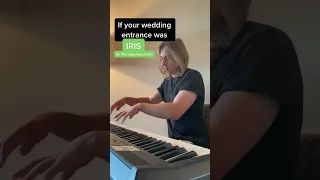 Sucker punch to the feels! #iris #googoodolls #wedding #shorts #piano #mashup #weddingmusic