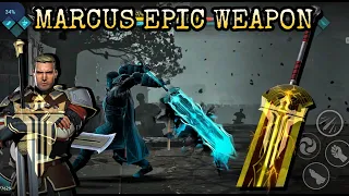 Shadow Fight Arena || Marcus Epic Weapon || One Of The Usefull Weapon Ever