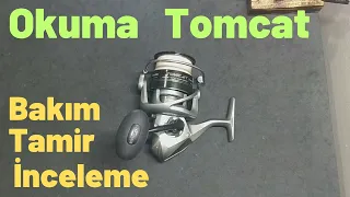 Okuma Tomcat 14000 Bakım Tamir | reel maintenance repair