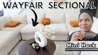 Watch How Adding Legs Transforms Your Wayfair Sectional: A Genius Hack