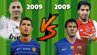 2009 Ronaldo-Benzema vs 2009 Messi-Suarez💪