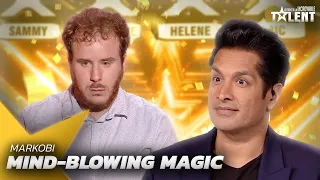 🪄 Markobi brings magic on stage, he blows the judges mind making him win the GOLDEN BUZZER !!