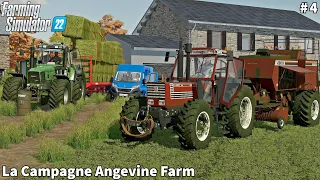 New Peugeot Boxer, Baling with Fiatagri Picking Up Hay Bales│La Campagne Angevine│FS 22│Timelapse#4