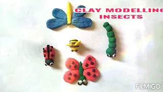CLAY MODELLING INSECTS