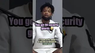 21 savage response to 6ix9ine claiming his blood gangster 😭