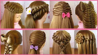 8 Beautiful Cute Hairstyles for girls | Hair Style Girl | Trendy Hairstyles