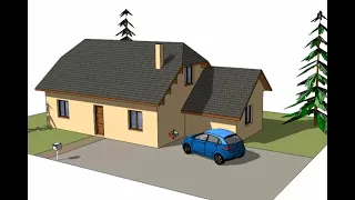 Tuto Dessiner sa maison avec SketchUp, chapitre #1 : dessin d'une maison