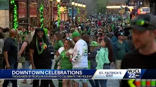 St. Patrick's Day celebrations in Savannah didn't stop with the parade