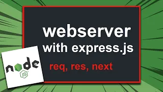 💻 Node.js: Build a Web Server in 6 Minutes.