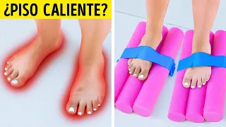 Los mejores trucos para tus pies 🦶🏻|| Trucos de playa, consejos femeninos, mejora del calzado