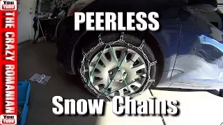 How to install Peerless Snow chains on a CAR