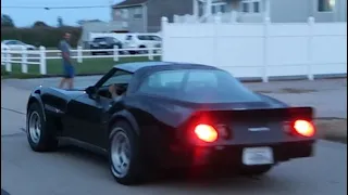 Corvette With No Exhaust (Extremely Loud)