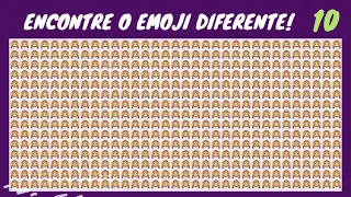 ENCONTRE O EMOJI DIFERENTE #8 ALTA DIFICULDADE