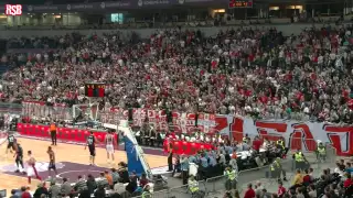 Delije u Areni na Crvena zvezda - Laboral Kuca 81:65