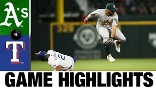 A's vs. Rangers Game Highlights (7/13/22) | MLB Highlights