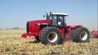 Versatile 575 Tractor Pulling a Krause Dominator at the 2011 Farm Progress Show