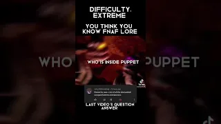 Fnaf Lore Quiz Pt.4 (Put Your Answers In The Comments)