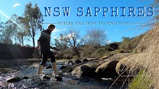 Finding Rough Sapphires in NSW Australia | Grabben Gullen