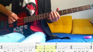 Negative Creep – Nirvana – Bass cover with tabs (4k)