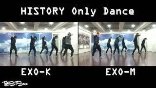 EXO K EXO M   History Dance practice