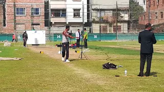 Bowling test of Al-amin hossain