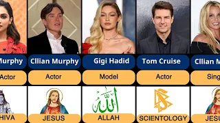 Religious beliefs of famous Hollywood actors
