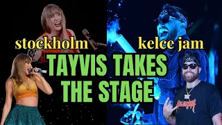 taylor swift & travis kelce put on a SHOW!! (eras tour stockholm, sweden & kelce jam)