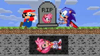 Mario & Sonic miss Amy in Minecraft | Game Animation