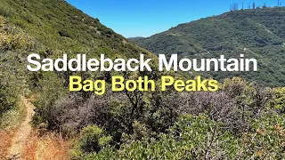 Hike Santiago Peak & Modjeska Peak From Maple Springs