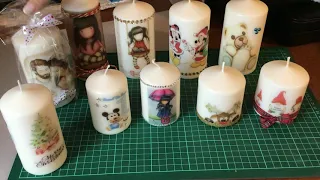Vediamo come personalizzare delle candele