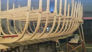 технология постройки деревянных судов с клинкерной обшивкой или обшивкой " в накрой" 1 серия