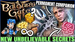 Baldur's Gate 3 - New GAME CHANGING Secrets - 3 New INSANE Weapons, Kar'niss Glitch, Gold & More!