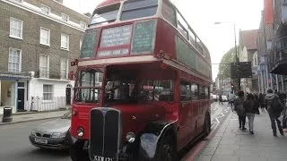 Beautiful Classic Vintage RT & RM Routemaster Buses from the 1950's and 1960's seen on bus route 29