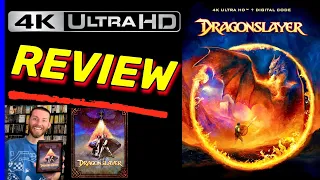Dragonslayer 4K UltraHD Blu Ray Review Limited Ed SteelBook Image Analysis & Unboxing Disney Fantasy