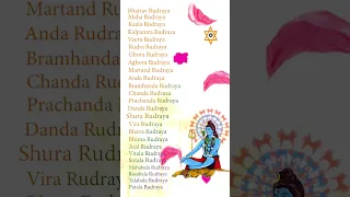 rudra shiva stotram mantra with lyrics #shivstotram #rudrastotram