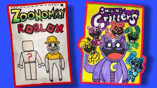 DIY 🦓 ZOONOMALY ZOOKEEPER MONSTERS 🦊😈BLIND BAG😱 Vs POPPY PLAYTIME CHAPTER 3 🐱GAME BOOK🕹️ Horror Game